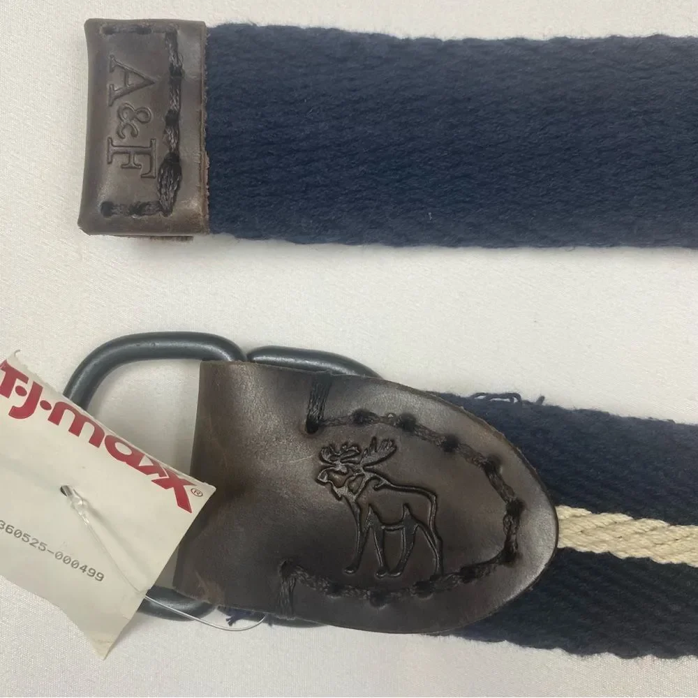 NWT Abercrombie & Fitch Braided Adjustable Belt‎ Size 28